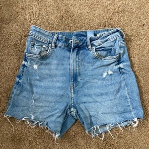 Vintage Mid-Wash Shorts